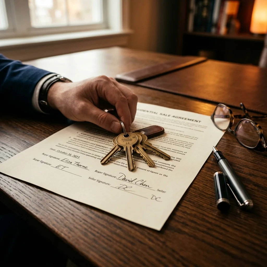 Property keys on signed contract