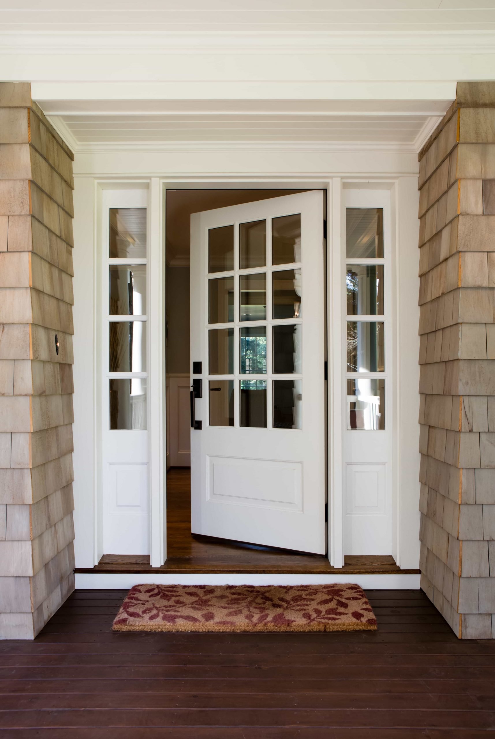 A clean white front door representing an ideal buy-to-let property investment